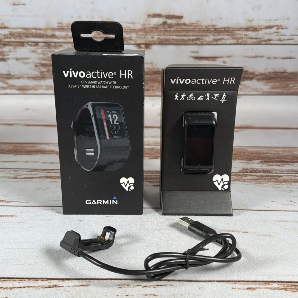 Garmin Vivoactive HR Smartwatch For Parts No Test